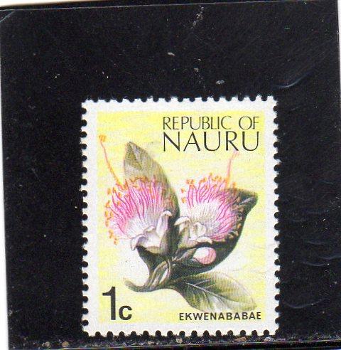 Nauru Flowers MNH