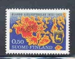 Finland Sc 516 1972 Aland Meeting Anniversary  stamp  mint NH