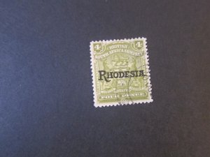 Rhodesia 1909 Sc 87 FU