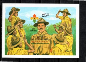 Ghana 1982 MNH Sc 798 souvenir sheet IMPERFORATE