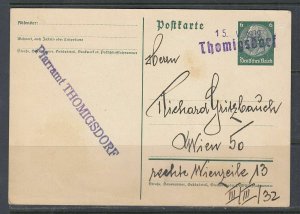 Germany - May 15, 1939 Domestic Post Card