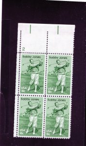 1933 Bobby Jones, MNH UL-PB/4 (#2)