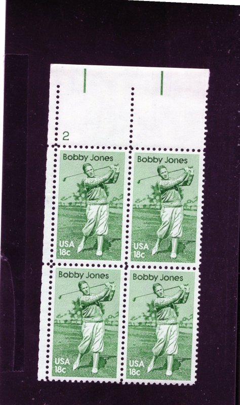 1933 Bobby Jones, MNH UL-PB/4 (#2)