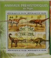 NIGER SHEET USED DINOSAURS