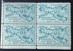 US #984 Block of 4 LL Unused NH