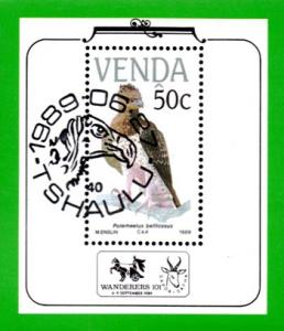 Venda - 1989 Endangered Birds Philatelic Foundation MS Used