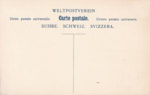 Switzerland c1940 Mint Color Post Card With Swiss Stamps. Souvenir Nice Image.