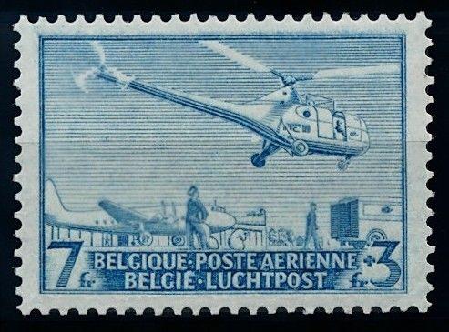 [69108] Belgium 1950 Airmail Helicopter Post Flight  MNH