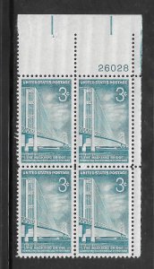 #1109 MNH Plate Block