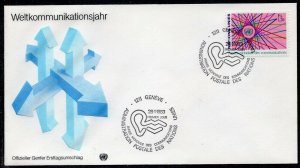 United Nations 1983 - Geneve - World Communications Year - FDC