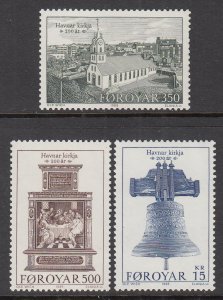 Faroe Islands 186-188 MNH VF