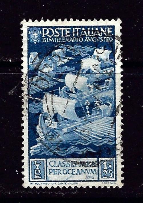 Italy 384 Used 1937 Ancient Ships