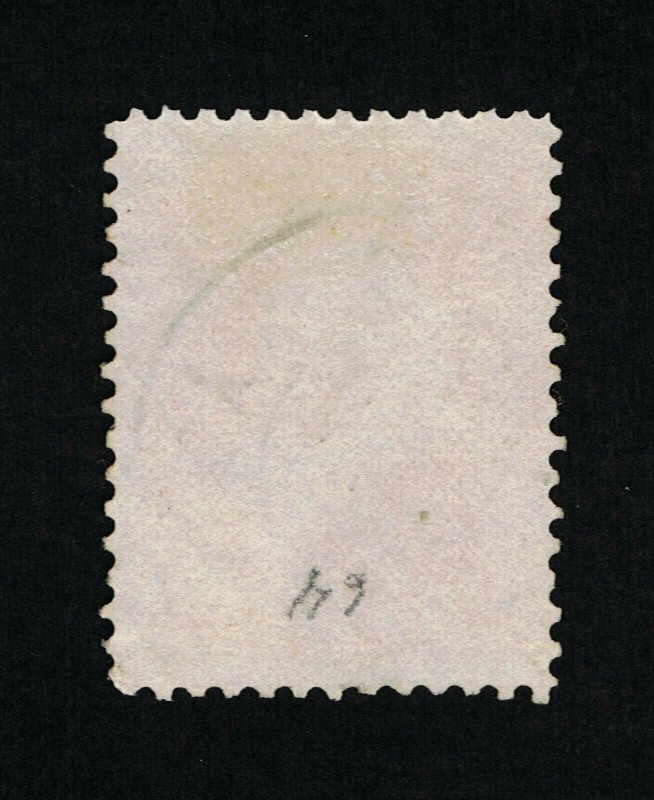 GENUINE SCOTT #64 F-VF USED 1861 PINK 3¢ NICE MARGINS LARGE TOWN CANCEL #16082
