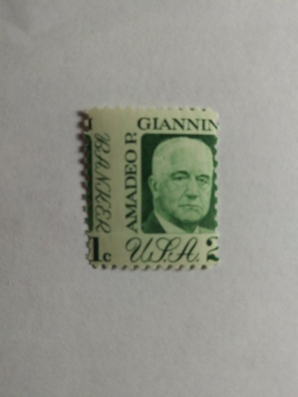 SCOTT # 1400 21 CENT EFO GIANNINI GEM MINT NEVER HINGED STUNNING !!