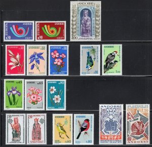Andorra Andorre 1973-74 Year Sets MNH CV$95
