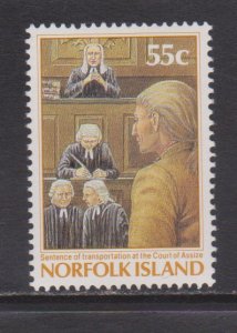 SC393 Norfolk Island Governor Philip MNH