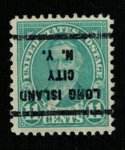 1922 USA, Rutherford B. Hayes, doverprint: Long Islands City N.Y. 11c (ТS-1666)