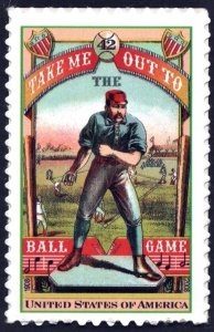 SC#4341 42¢ Take me out to the Ball Game Single (2008) SA