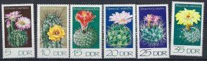 Germany DDR 1522-27 MNH 1974 Flowering Cacti