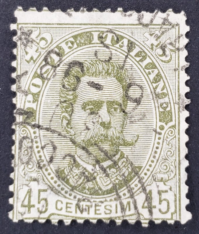 Italy, Scott #71, VG used, light corner creases at left