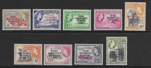 Gold Coast  5-13  1957  set 9  unused  VLH