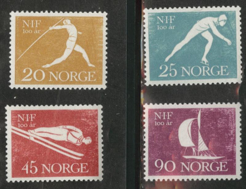 Norway Scott 389-392 MH* stamp set