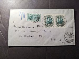 1942 Express Italy Cover Osimo to Florence