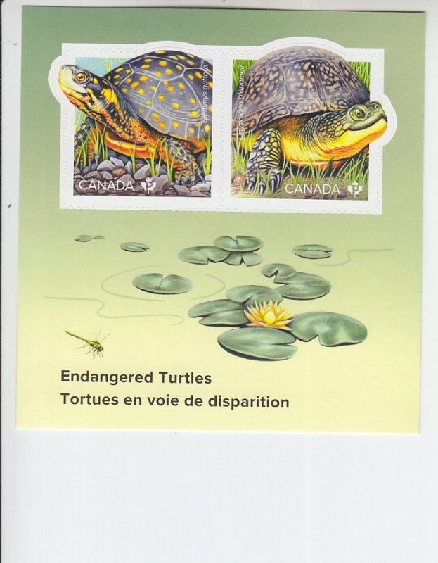 2019 Canada Endangered Turtles SS (Scott 3179) MNH