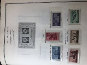 Scott’s Minuteman Album For U.S. Stamps & Some  President Stamps
