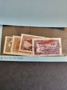 Stamps Alaouites Scott #C1-4 used