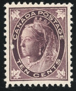 Canada Scott 73 Mint HR OG small tear upper left corner 10c Lot AE2052 bhmstamps