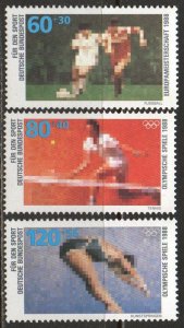 Germany Sc #B663-B665 MNH