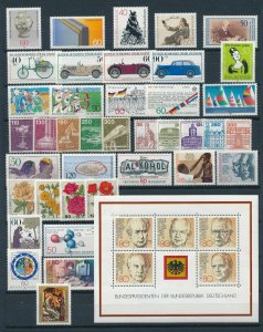 West Germany 1982 Complete Year Set  MNH