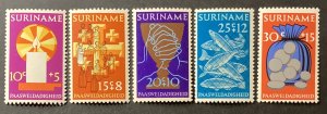 Suriname 1972 #b182-6, Easter Charities, MNH.