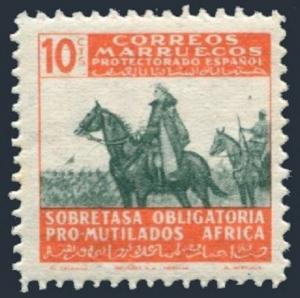 Spanish Morocco RA13,MNH.Mi Zw 13. Postal Tax Stamps.1944.General Franco.