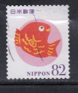 Japan 2015 Sc#3924a Sea Bream (Fish) used