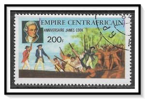 Central African Republic #343 Captain Cook CTO