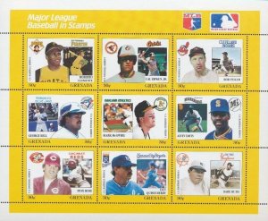 GRENADA SHEET BASEBALL MAJOR LEAGUE SPORTS