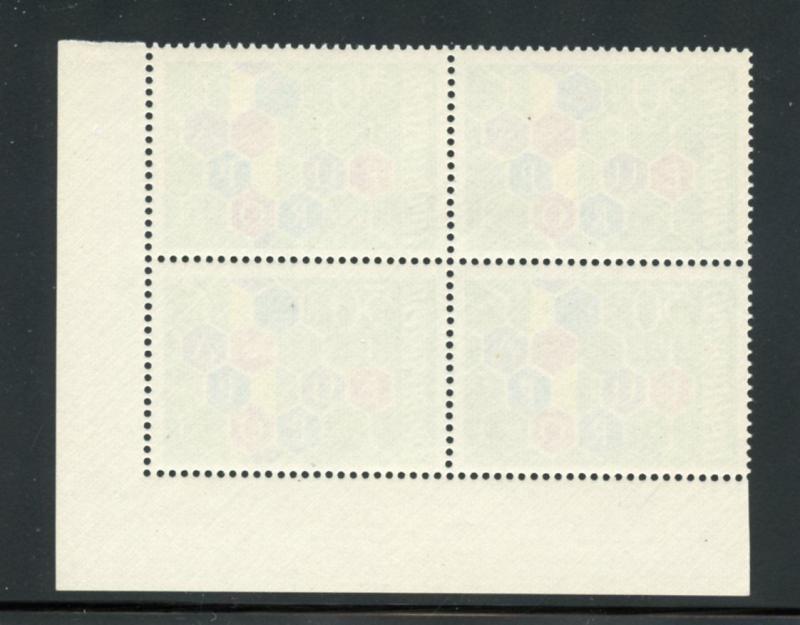 LIECHTENSTEIN SCOTT#356 CORNER BLOCK OF FOUR MINT NEVER HINGED--SCOTT $320. 