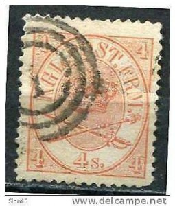 Denmark 1864 SC 13  MI 13  Used