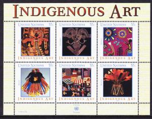 836 United Nations 2003 Indigenous Art MNH