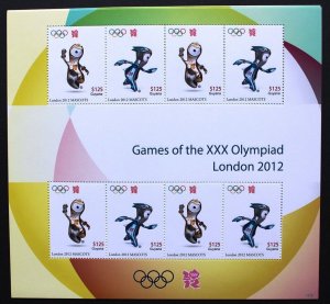 2012 Guyana 8298-8299KL 2012 Olympic Games in London 10,00 €