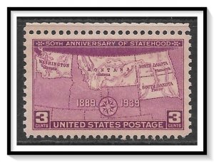 US #858 Statehood Issue MNH