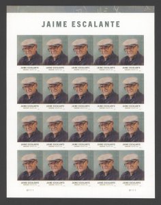 2016 US Scott #5100 JAIME ESCALANTE, EDUCATOR.  Sheet of 20 Forever Stamps MNH