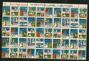 1973 CHRISTMAS SEAL, MINT NH SHEET OF 100 STUCK - CHRIST076