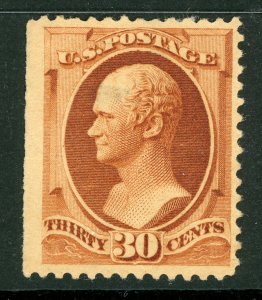 USA 1888 Hamilton 30¢ Orange Brown Scott # 217 Mint M990 ⭐⭐⭐⭐