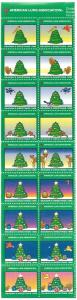 US Christmas Seals - American Lung Association 1998  Nice