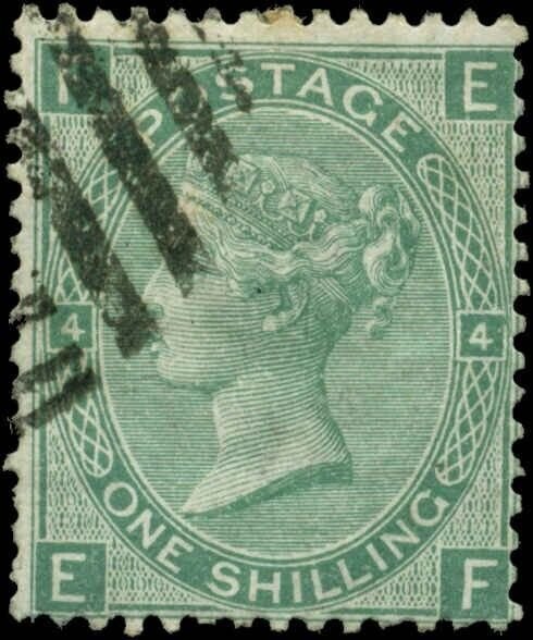 Great Britain Scott #54 Used Plate #4