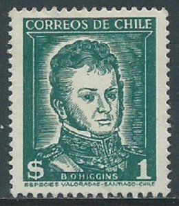 Chile, Sc #265, 1p MH