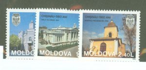 Moldova #219-221 Mint (NH) Single (Complete Set)